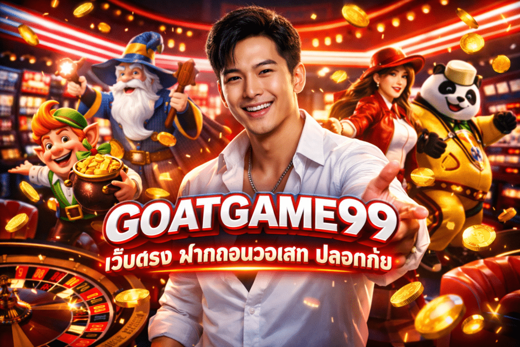 GOATGAME99 เว็บตรง ฝากถอนวอเลท ปลอดภัย ไม่ต้องรอนาน