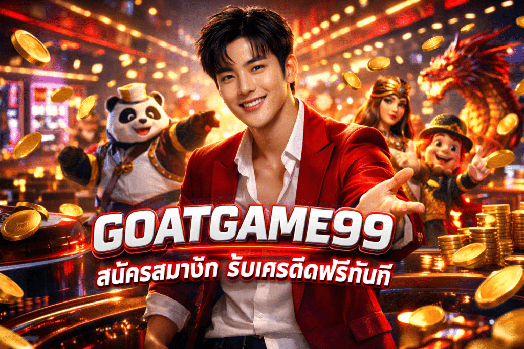 GOATGAME99 สมัครสมาชิก รับเครดิตฟรีทันที พร้อมสนุกไปด้วยกัน