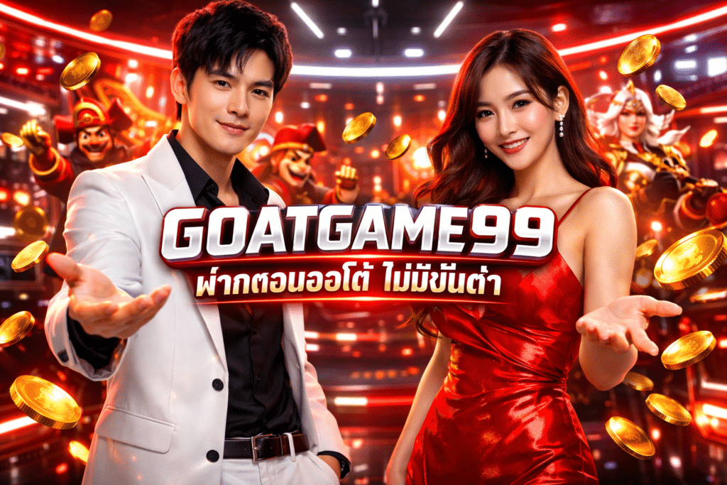 GOATGAME99 ฝากถอนออโต้ ไม่มีขั้นต่ำ กี่บาทก็เล่นได้